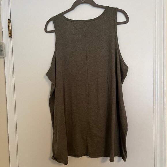 Torrid Size 3 Olive Green Crew Neck Tank - Picture 5 of 6